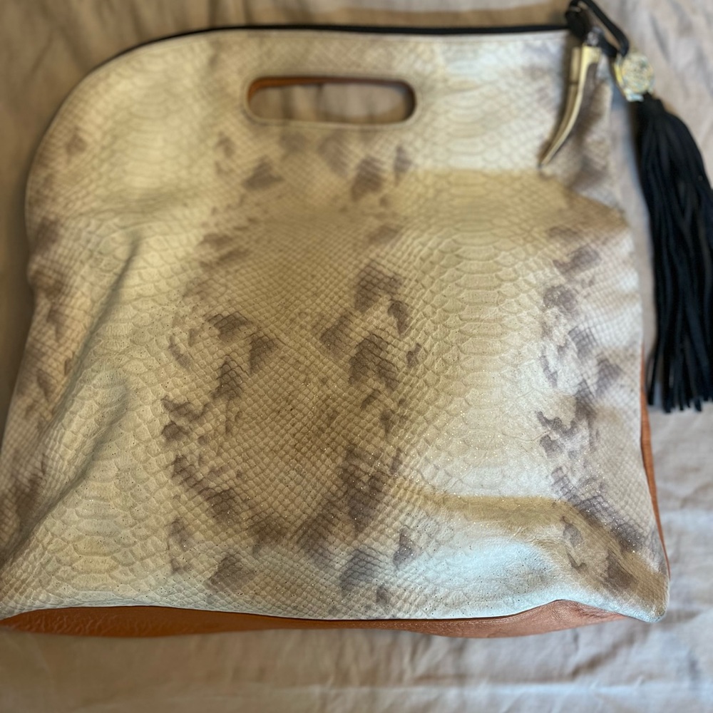 Vince Camuto Leather Clutch